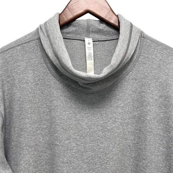 Lululemon Ready to Rulu Pullover Heathered Raceway Grey Sweatshirt Athleisure 8 - Picture 7 of 13